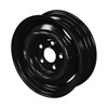 13X4.5 5-Lug on 4.5" Black Conventional Trailer Wheel