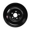 15x6 5-Lug on 4.5" Black Conventional Trailer Wheel