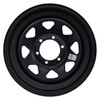 15X6 6-Lug on 5.5" Galvstar Galvanized Spoke Trailer Wheel - Black 15X6 6-Lug on 5.5" Galvstar Galvanized Spoke Trailer Wheel - Black