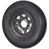 ST225/75R15 GlobalTrax Trailer Tire LRE on 6 Bolt Galvstar Galvanized Spoke Wheel - Dark Silver ST225/75R15 GlobalTrax Trailer Tire LRE on 6 Bolt Galvstar Galvanized Spoke Wheel - Dark Silver