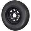 ST225/75R15 GlobalTrax Trailer Tire LRE on 6 Bolt Galvstar Galvanized Spoke Wheel - Black ST225/75R15 GlobalTrax Trailer Tire LRE on 6 Bolt Galvstar Galvanized Spoke Wheel - Black