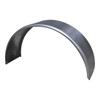 32x9" Single Axle Round 16-Gauge Steel Trailer Fender - One Fender