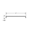28x8" Single Axle Jeep Style/Utility 16-Gauge Steel Trailer Fender - One Fender