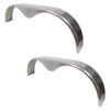 2 Pack - 66x9 Smooth Aluminum Tandem-Axle Teardrop Trailer Fenders