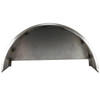 2 Pack - 36x10 3/4 Single Axle Steel Trailer Fender w/ Back Plate Welded In