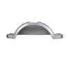 Plastic Step Trailer Fender - 40.31" - Smooth Silver - Includes Mounting and Light Holes - Left Bullet Turn Signal - One Fender