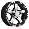 Sendel 14X5.5 5-Lug on 4.5" Aluminum T08 Trailer Wheel - T08-45545BMLS
