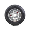 Kenda ST145/R12 Loadstar Trailer Tire LRE on 5 Bolt Silver Mod Wheel