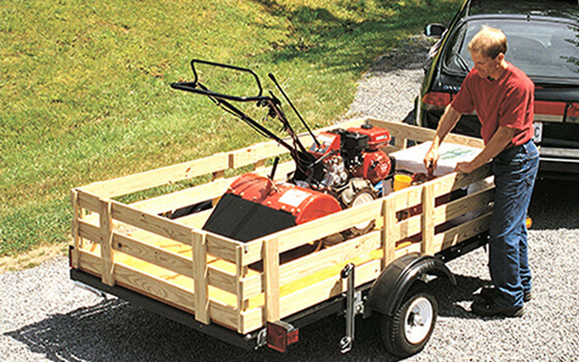 Will A lawn tractor pull a boat trailer? How to add a hitch to a