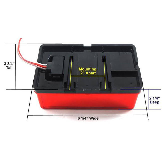 Submersible LED Tail Light / Turn Signal Right Hand Under 80