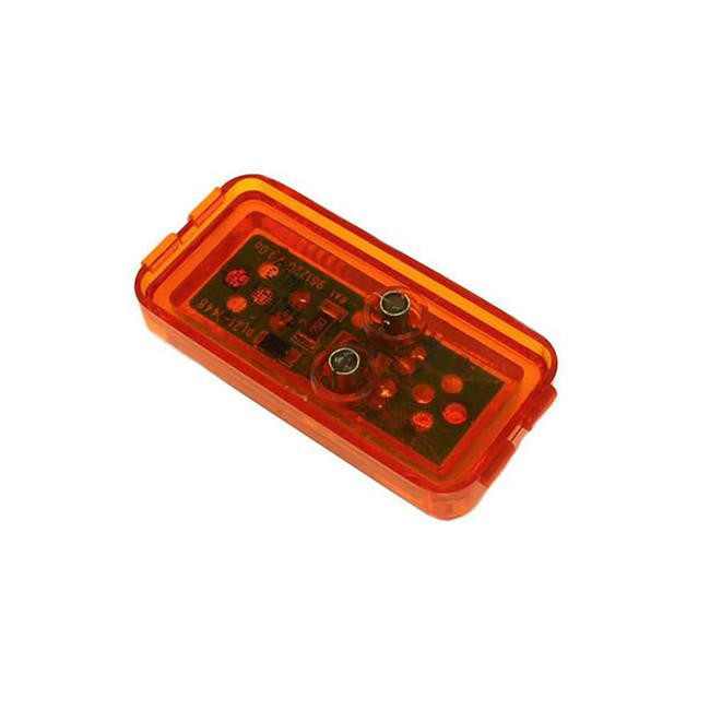 Snap Lock Amber LED light - PC Rated