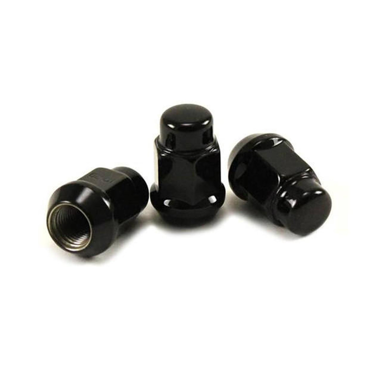 Black Trailer Lug Nut - Forged Steel