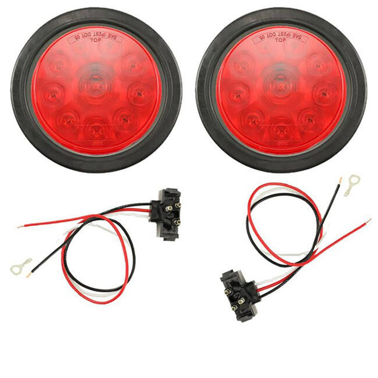 4 Round Trailer Tail Light Kit Includes Two 4 LED Trailer, 44% OFF