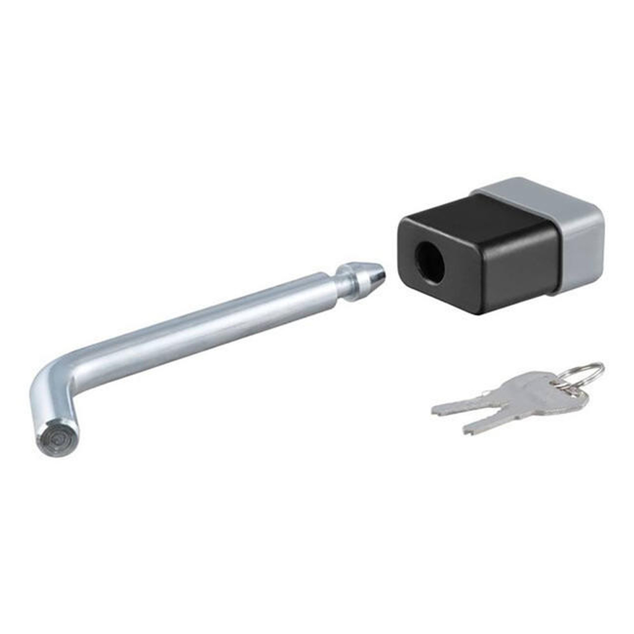 5/16 Pin Diam, 3 Long, Zinc Plated Steel Ball Lock Hitch Pin