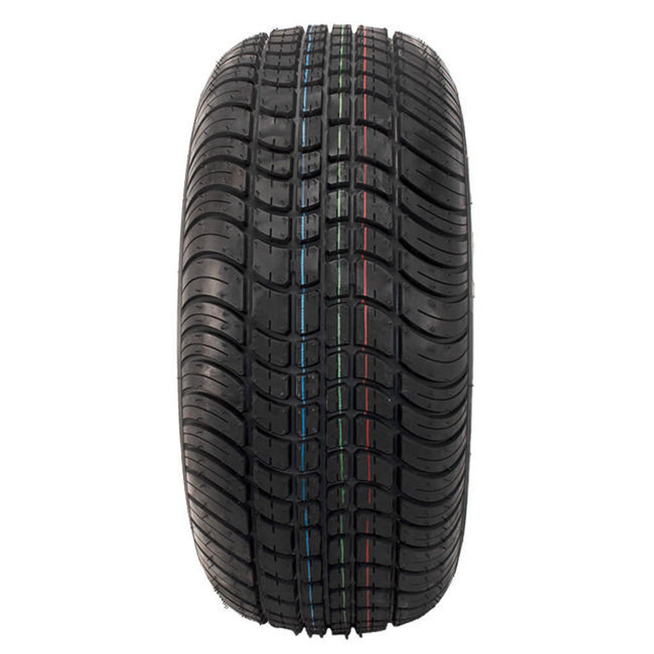 SK155/80R13 ST155/80D13 Loadstar Trailer Tire LRC on 5 Bolt Black Spoke