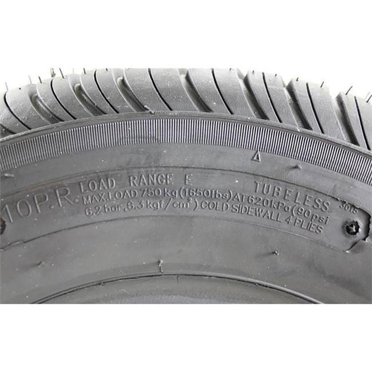 205/65-10 (20.5X8.00-10) Load Range E Bias Ply Trailer Tire