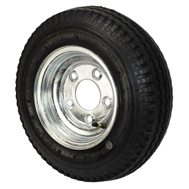 4.80X8 Loadstar Trailer Tire LRC on 5 Bolt Galvanized Wheel