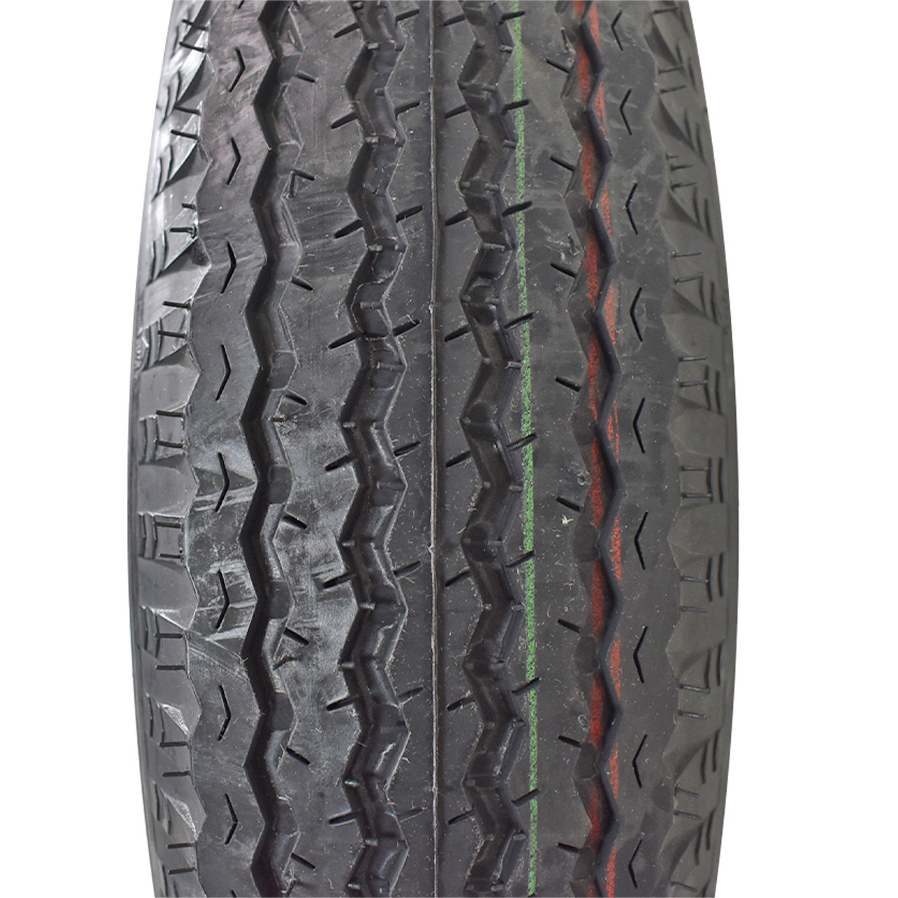 4.80X12 Loadstar LRC Trailer Tire on 4 Bolt Aluminum Series 04 Wheel