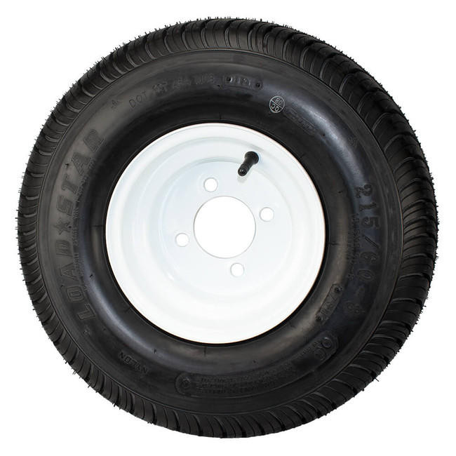 18.5x8.50-8 (215/60-8) Kenda Loadstar Trailer Tire LRC on 4 Bolt