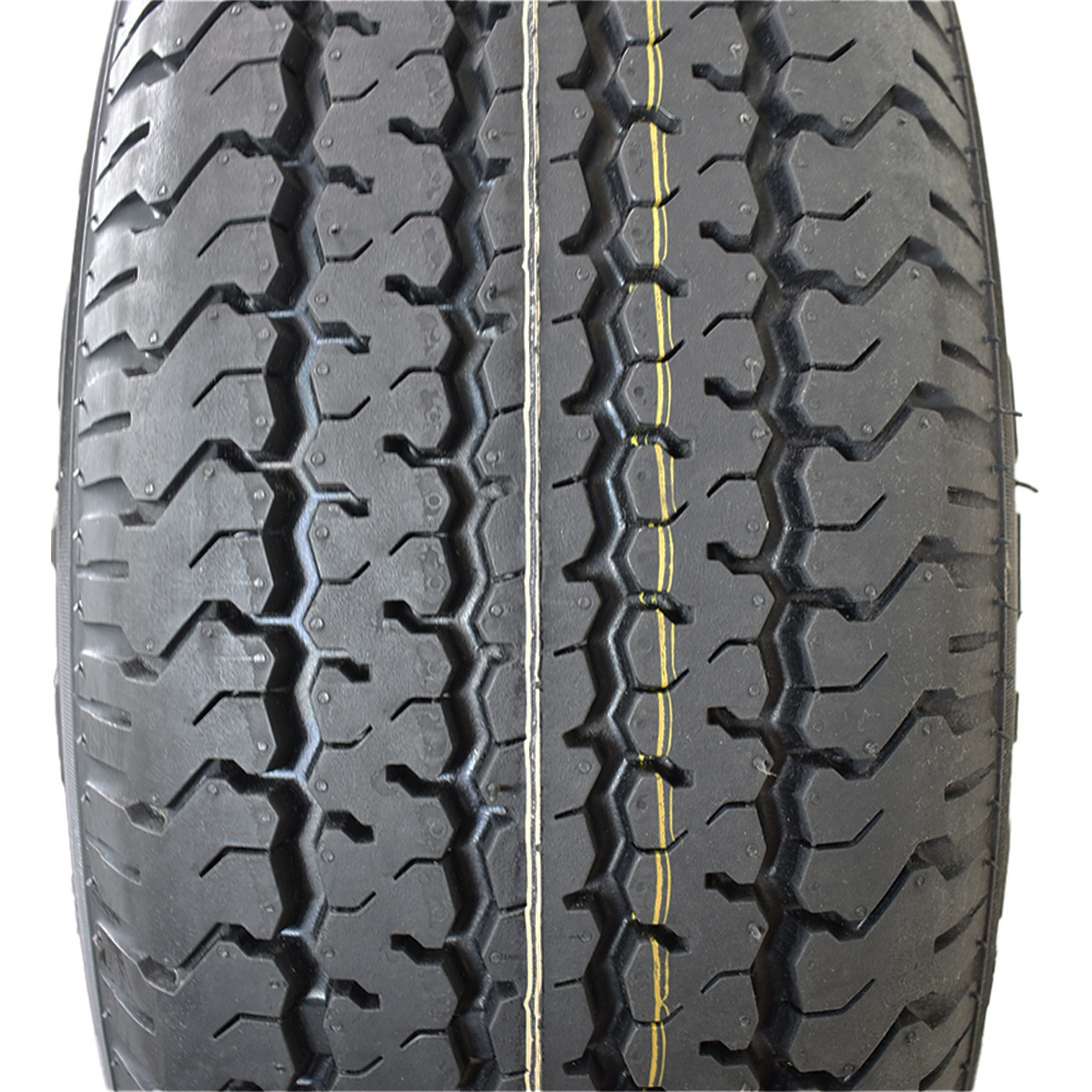 ST215/75R14 Loadstar Trailer Tire LRC on 5 Bolt Silver Spoke