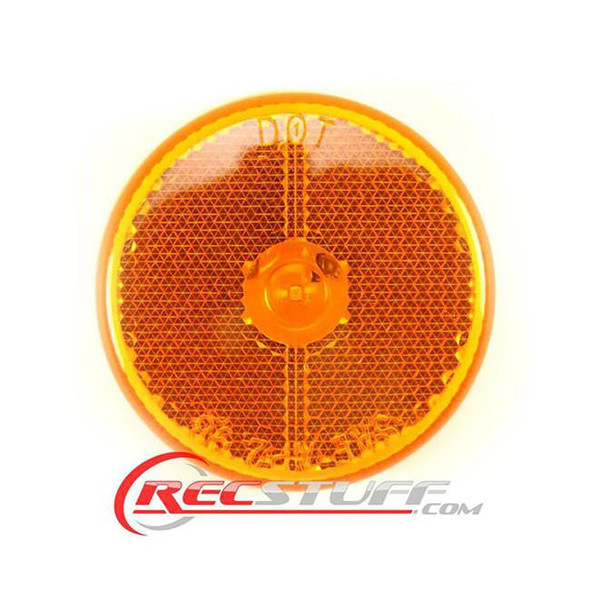 Maxem 2 1/2" Round Amber LED Clearance Trailer Light