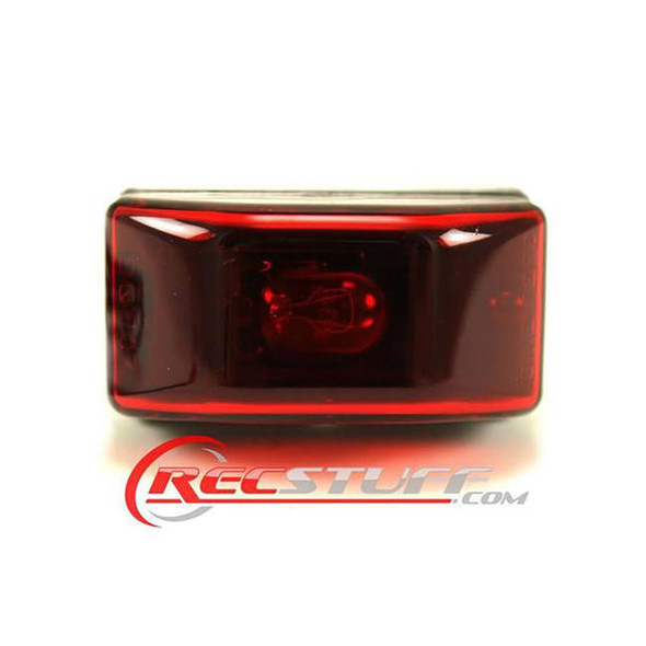 Maxem Stainless Steel Red Stud Mount Trailer Marker Light