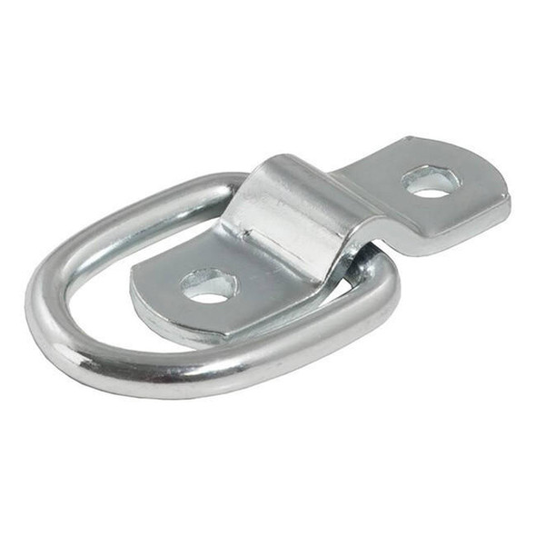 CURT Rope D-Ring- Bulk- Zinc Finish- 1200lbs. Capacity- 10 Ga.- .225 Dia.-