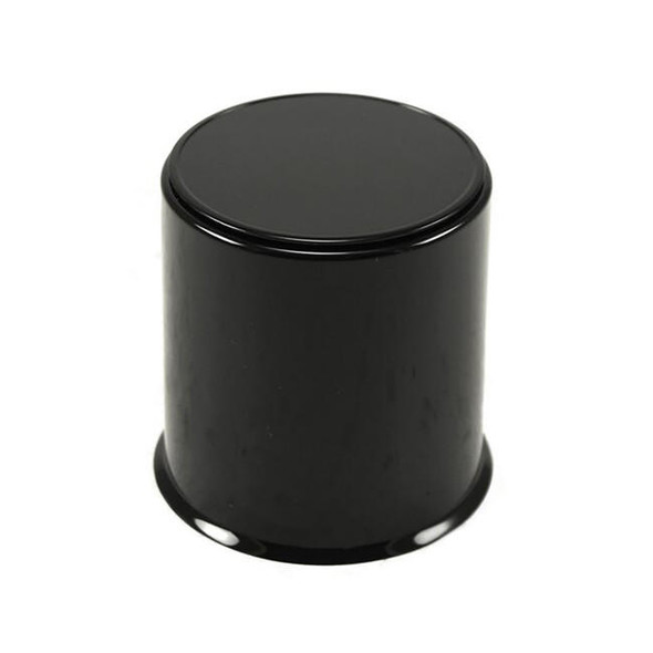 Sendel 3.19" Plastic Black Center Cap with black plug CCS035