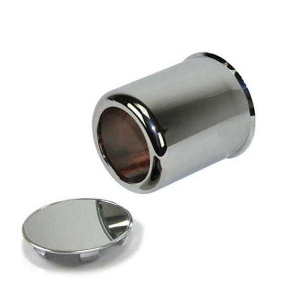 Sendel 3.75" Plastic Chrome Center Cap with Chrome Plug CCS043