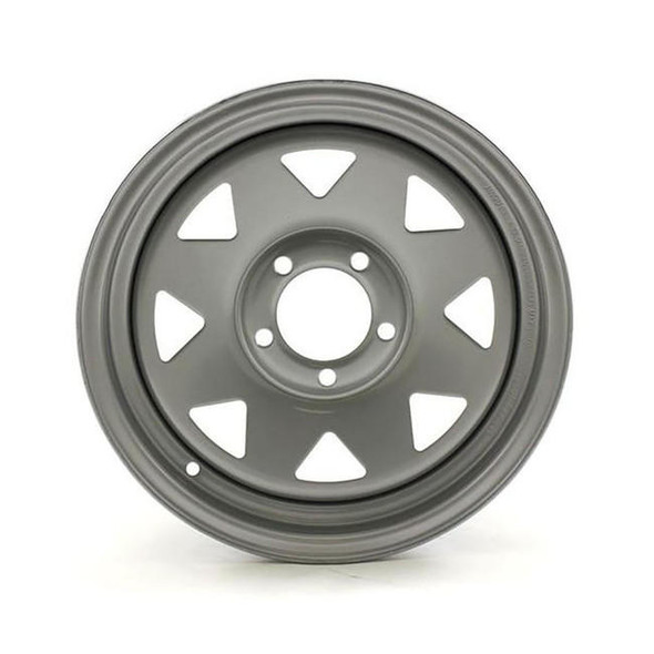 Dexstar 15X5 5-Lug on 4.5" Silver Spoke Trailer Wheel  