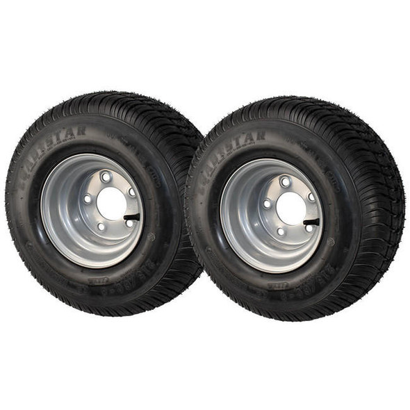18.5x8.50-8 (215/60-8) Kenda Loadstar Trailer Tire LRC on 5 Bolt