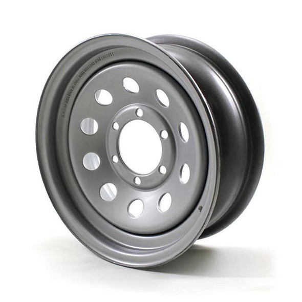 Recstuff 16x6 6-Lug on 5.5" Silver Mod Trailer Wheel (OOS)