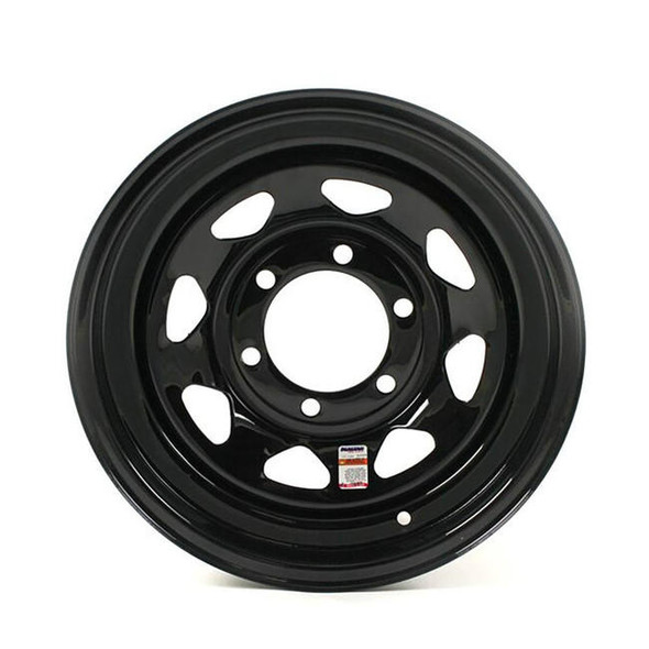 Dexstar 16x6 6-Lug on 5.5" Black Spoke Trailer Wheel