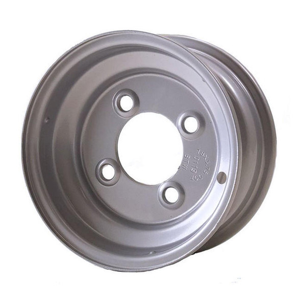 Recstuff 8X3.75 4-Lug on 4" Silver Bell Trailer Wheel