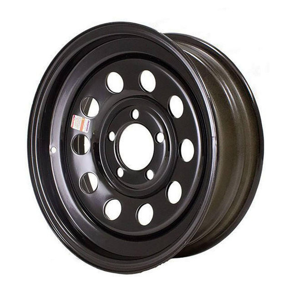 Dexstar 15x5 5-Lug on 4.5" Black Mod Trailer Wheel