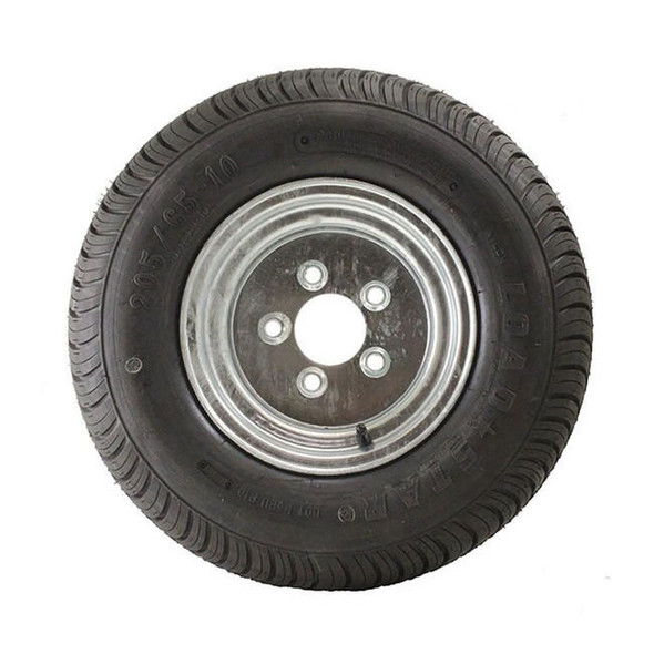 Kenda 20.5X8.00-10 Loadstar Trailer Tire LRD on 5 Bolt Galvanized Wheel 