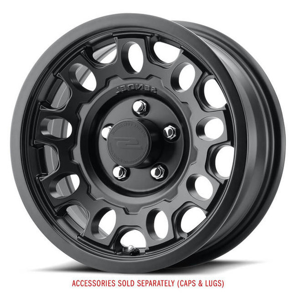 Sendel 15X6 5-Lug on 5" Aluminum T17 - Black Matte - T17-56550MB