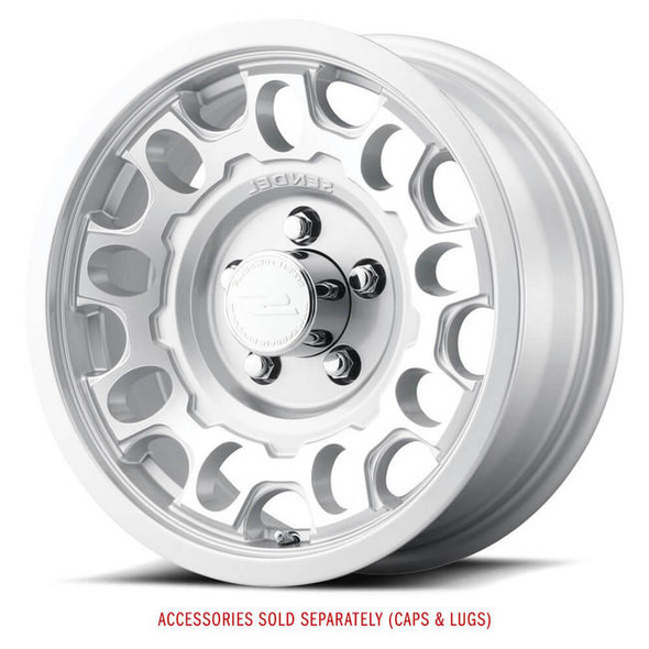 Sendel 14X5.5 5-Lug on 4.5" Aluminum T17 - Silver - T17-45545SM