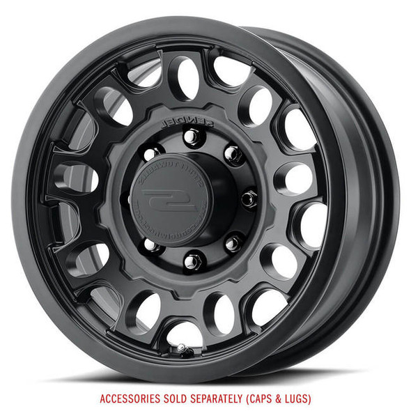 Sendel 16X7 8-Lug on 6.5" Aluminum T17 - Black Matte - T17-67867MB