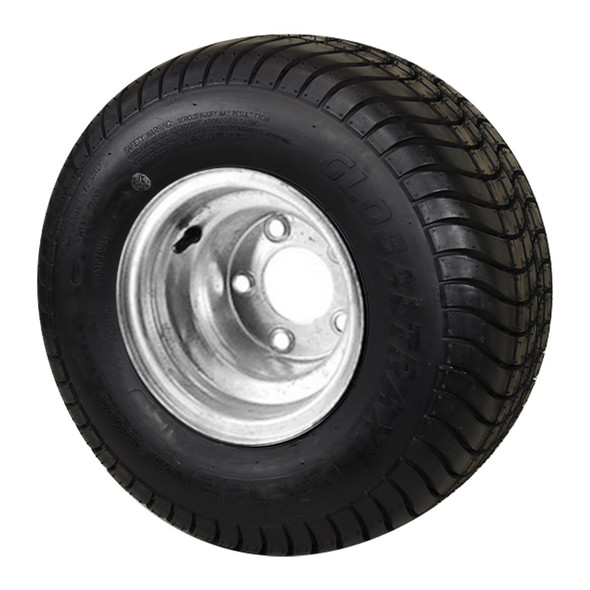 GlobalTrax 18.5x8.50-8 GlobalTrax LRC on 5 Bolt Galvanized Wheel