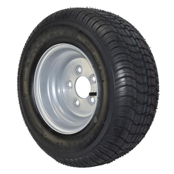 Kenda 20.5X8.00-10 Loadstar Trailer Tire LRC on 5 Bolt Silver Wheel (Road Wheel Branded Wheel)