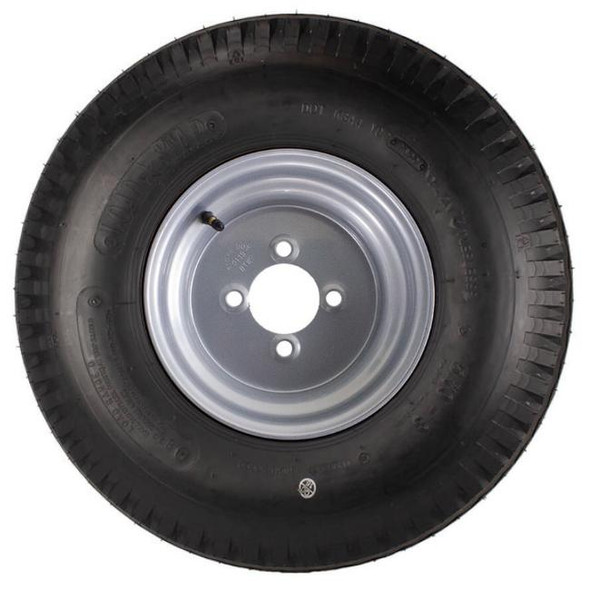 Kenda 5.70x8 Loadstar Trailer Tire LRD on 4 Bolt Silver Wheel