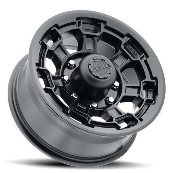 Sendel 16X7 8-Lug on 6.5" Aluminum T18 - Matte Black - T18-67867MB