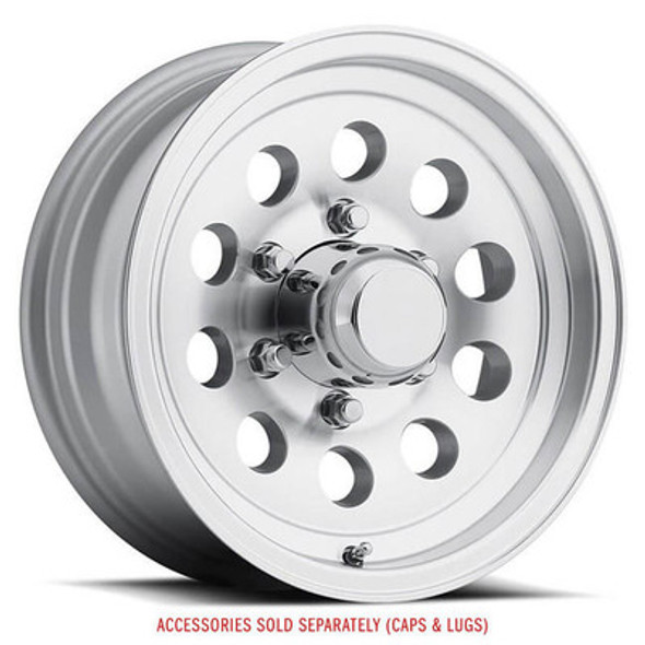 Sendel 15X6 6-Lug on 5.5" Aluminum S20 Trailer Wheel - S20-56655T