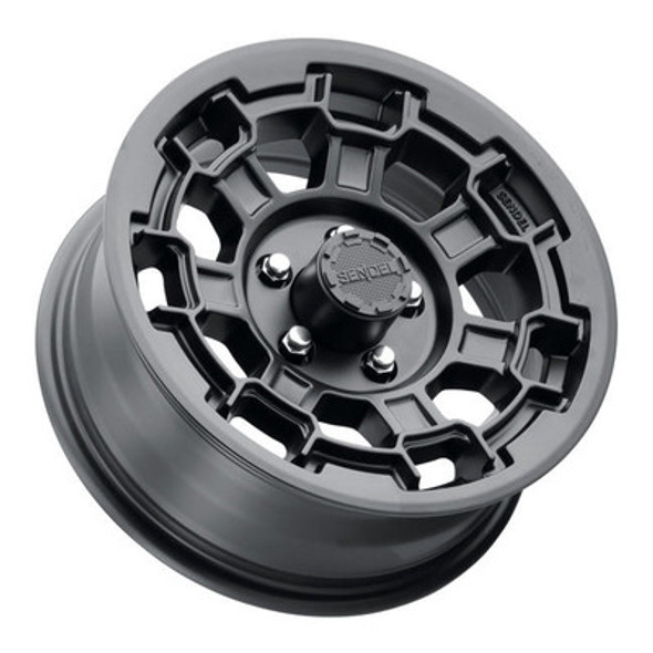 Sendel 15X6 5-Lug on 4.5" Aluminum T18 - Matte Black - T18-56545MB