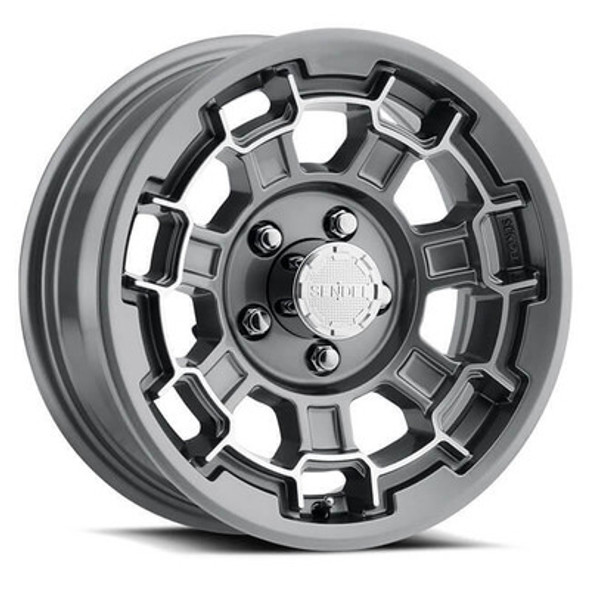 Sendel 14X5.5 5-Lug on 4.5" Aluminum T18 - Gunmetal  - T18-45545GM Sendel 14X5.5 5-Lug on 4.5" Aluminum T18 - Gunmetal  - T18-45545GM