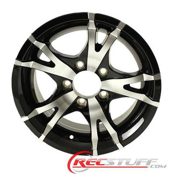 Sendel 13X5.5 5-Lug on 4.5" Aluminum T07 - Black - T07-35545BM