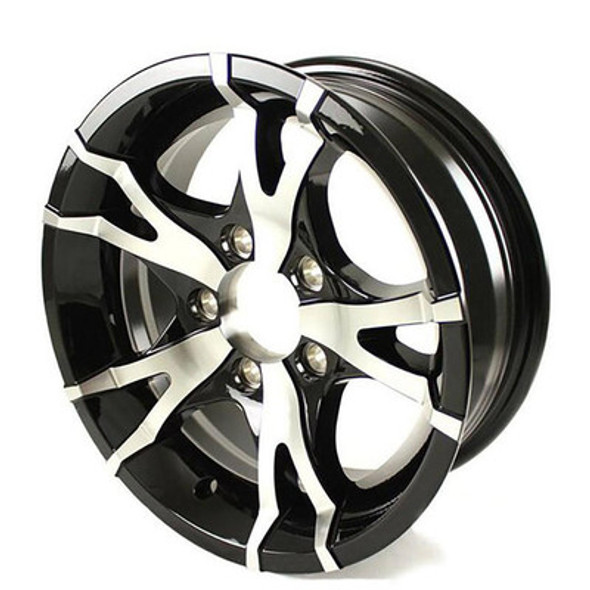Sendel 13X5.5 5-Lug on 4.5" Aluminum T07 - Black - T07-35545BM