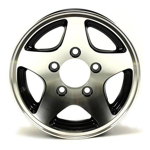 HiSpec 12X4 5-Lug on 4.5" Aluminum 5-Star Trailer Wheel - 424545B