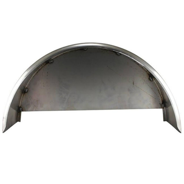 36x10 3/4 Single Axle Steel Trailer Fender w/ Back Plate Welded In - One Fender - Blemished